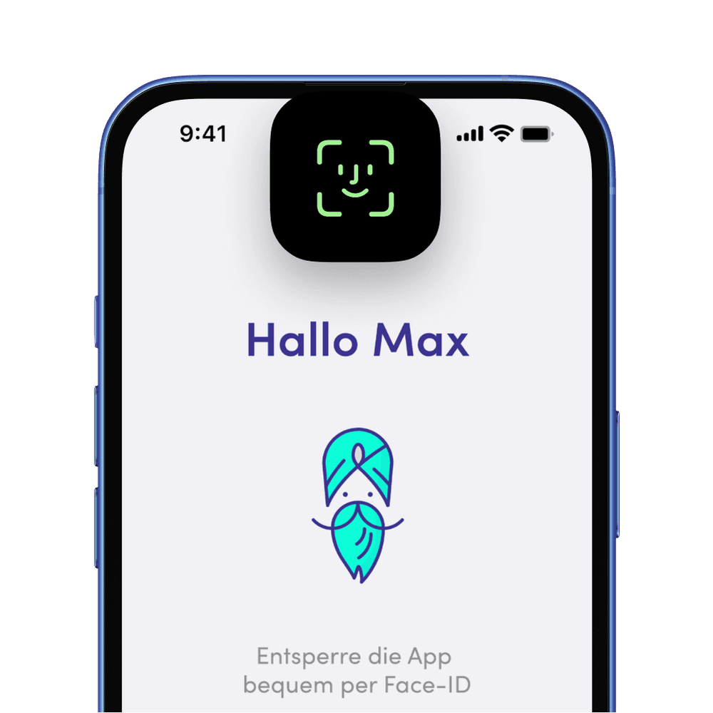 App entsperren mit Face ID