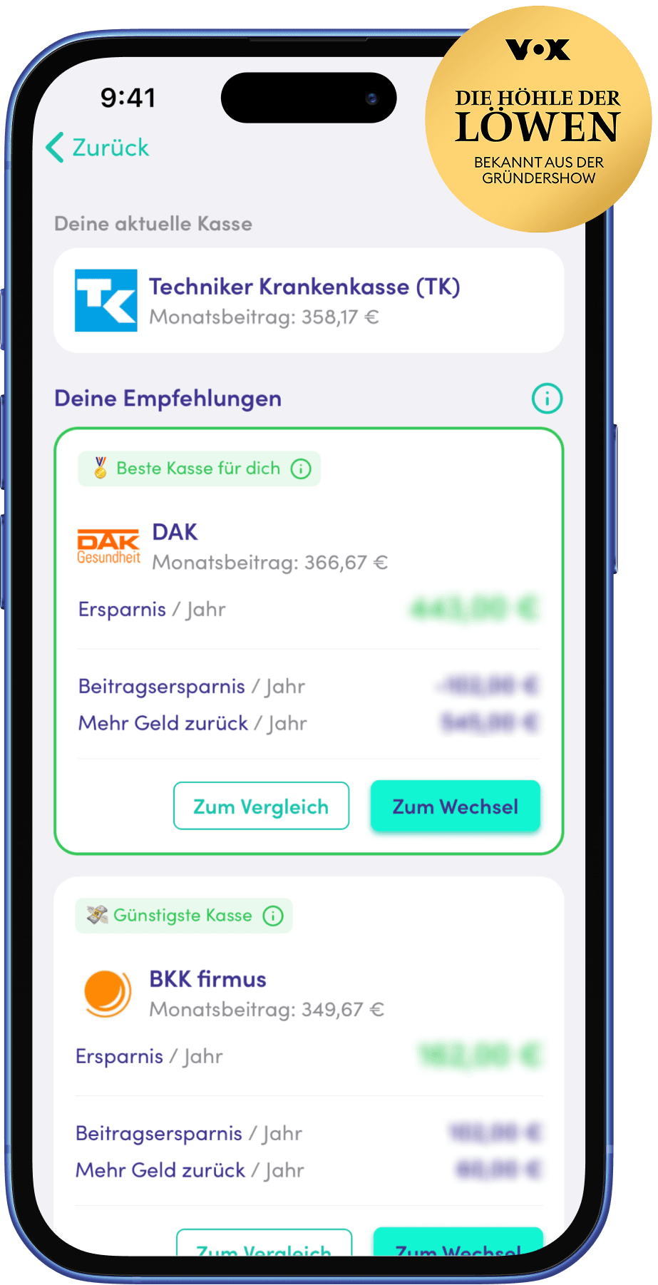 Finanzguru Krankenkassen Vergleich App