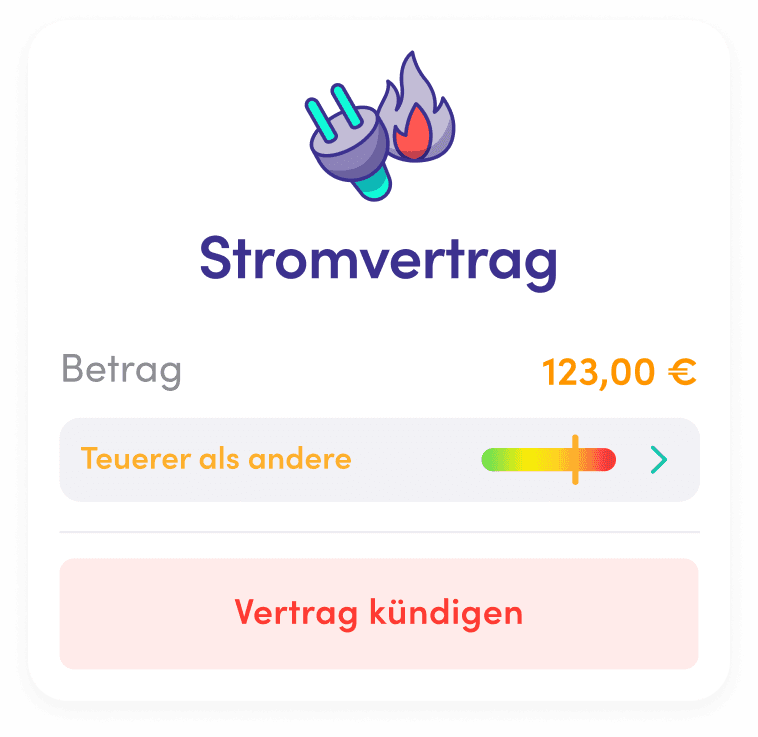 Stromvertrag Card