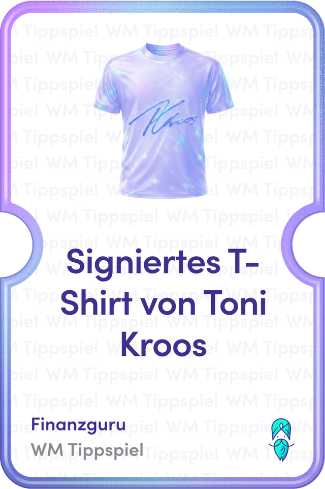 Signiertes T-Shirt von Toni Kroos