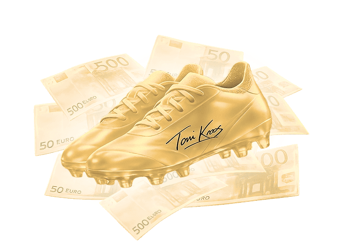 Toni Kroos signierte Schuhe und Geldpreise